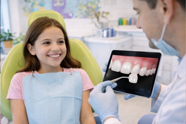 Modern dental clinic showing veneer smile transformation – Porcelain Veneers in Katy